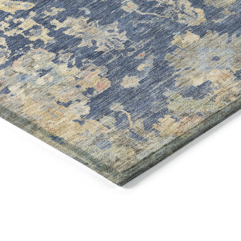 Machine Washable Indoor/Outdoor Chantille ACN2302 Global Rug, Rectangle 3' x 5'