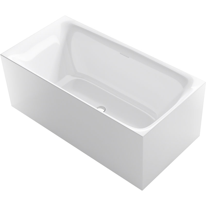 59" x 30" Freestanding Soaking Bathtub