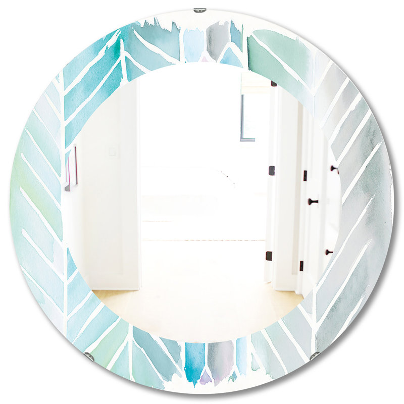 Miroir mural Watercolor, H 31,5 po x l po