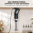 Commercial Immersion Blender 750W 12" Heavy Duty Hand Mixer Variable Speed Stick Mixer with 304 Stainless Steel Blade