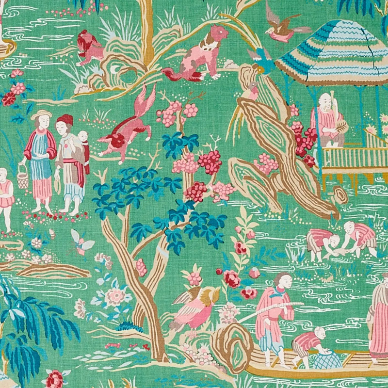 Tissu Yangtze River, Jade