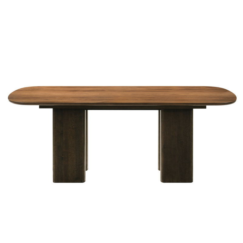 Delina  Walnut Dining Table