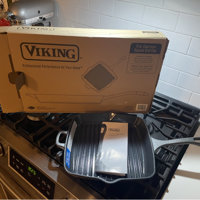 VIKING 11 SQUARE GRILL PAN, CAST IRON – Viking Cooking School