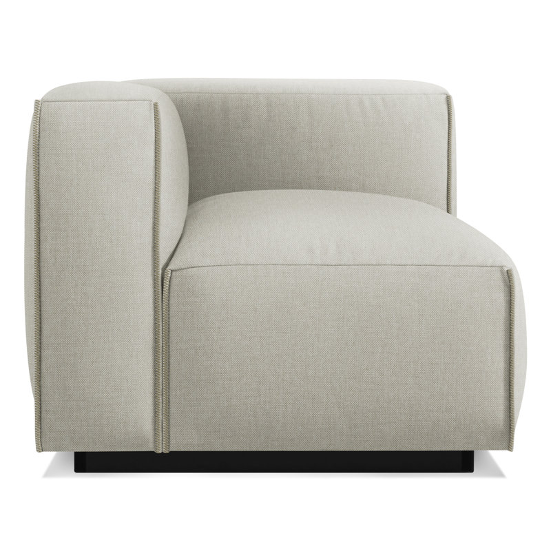 Cleon Chaise Lounge, Maharam Meld in Panda, Right Hand Facing