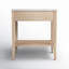 Mayfair 1 Drawer Wood and Marble Nightstand-1352168949