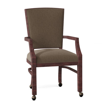 Seward Upholstered King Louis Back Arm Chair