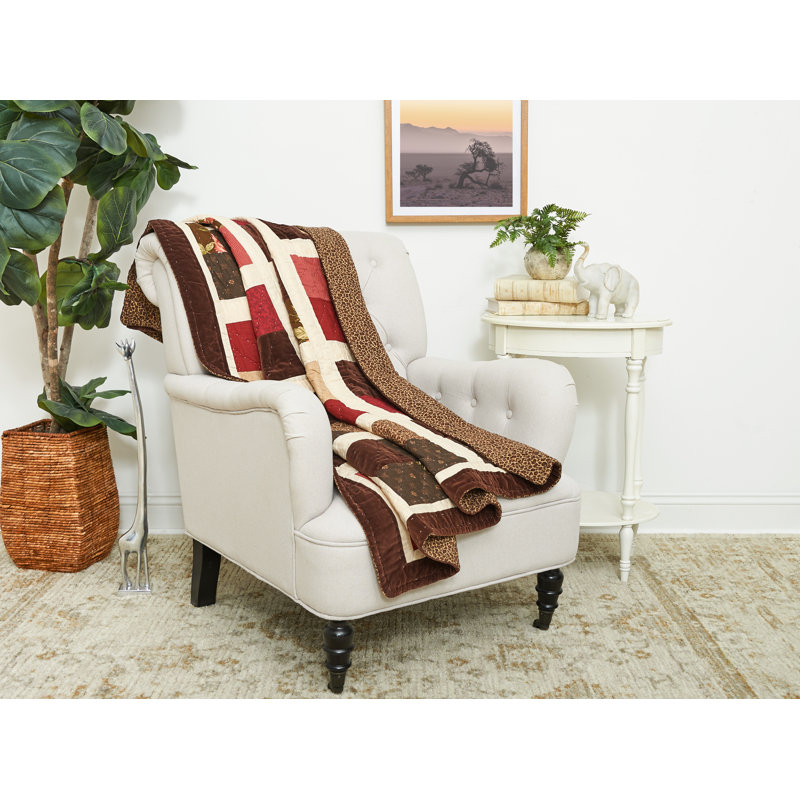 Safari Dream Cotton Quilted Throw Blanket