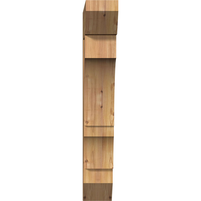 Support à lattes l 5 5 po x P 24 po x H 36 po, cèdre rouge de l'Ouest, H 36 po x l 5,5 po x P 24 po, Cèdre rouge de l'Ouest