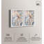 Pastel Swirls Duet Shadowbox Print Livingroom Wall Art Set by Art Remedy, Black Frame, 10 x 15-754283890-754283897