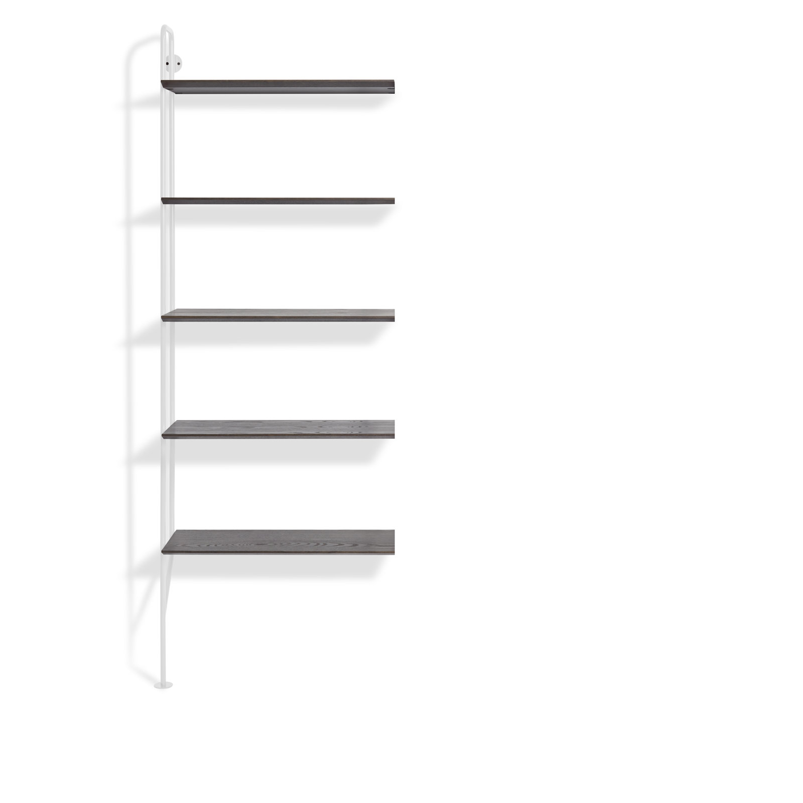 Hitch Bookcase Add-on Kit, White/Slate