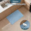Tapis de cuisine bleu Polanya