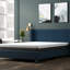 Matelas simple de 8 pouces ferme avec housse de refroidissement à changement de phase, mousse à mémoire de forme I-gel ventilée de 1 po, base de 3 po et 4 po, mousse blanc-gris avec technologie