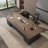 Tan+Black Rectangular Solid Wood+Iron desks-108218837-108218840