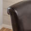 Tabouret de comptoir pivotant en cuir synthétique 28 pouces