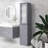 Versatile Narrow Bathroom Storage Cabinet With Multiple Compartments