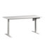 Bureau assis / debout, finition blanche
