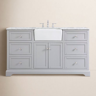 Pardue 60'' Single Bathroom Vanity