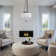 Large Milk Glass Pendant Light