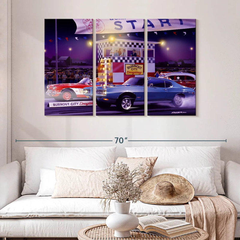 Mehar Drag City, 32" H x 50" W
