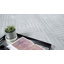 Tovello Modern Handmade Silky Nylon Light Silver Area Rug-661948831