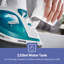 GEEPAS Steam Iron | Clothes Dry & Steam Press | 35s Fast Heat-Up, Vertical Steaming | Ceramic Soleplate & Adjustable Temperature | 460ml Water Tank with 0.7g/Steam Output | 2 Year Warranty 2000W-94006005