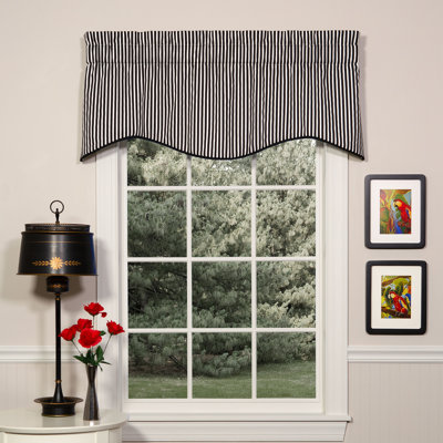 Carrie Traditional Cotton Stripe Winston Valance
