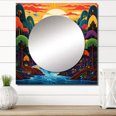 Miroir mural de salon Mikye - Christianisme