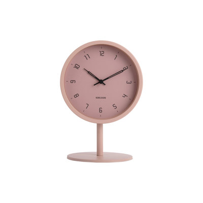 Tischuhr Stark Eisen Analogue Quartz Movement / Crystal Tabletop Clock