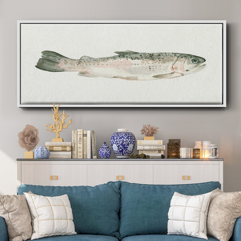 Fresh Catch I- Framed Canvas