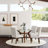 Beige Upholstered Dining Side Chair (Set Of 2)-2040082176