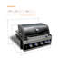 Mont Alpi 32" Black Stainless Steel Built-in Grill