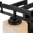3 - Light Dimmable Fluted Opal Glass Vanity Light