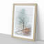 Lonely Tree in Abstract - Picture Frame Graphic Art Print-55759820-55759823