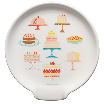 Ceramic / Porcelain Round Spoon Rest