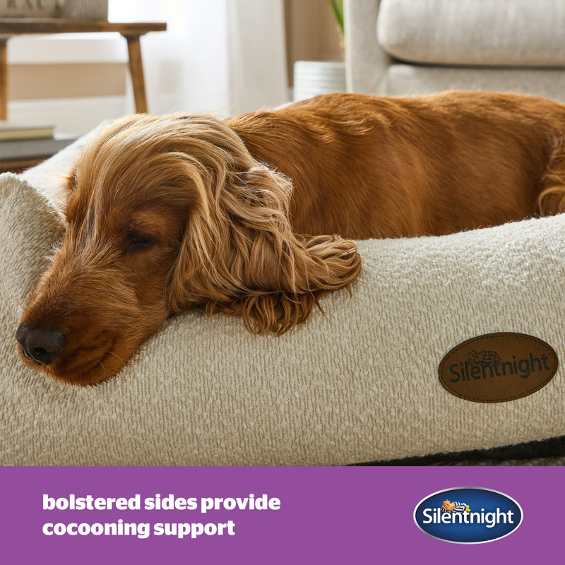 Silentnight Deep Sleep Ultimate Boucle Box Pet Bed, L 22 H x 90 W x 70 D cm