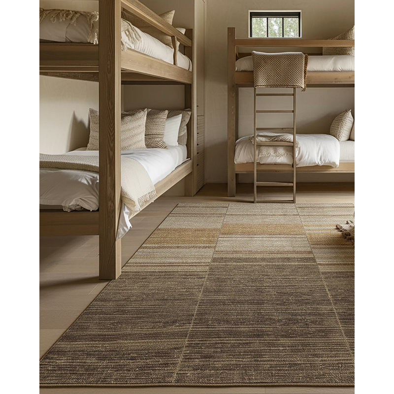 Jaipur Living Julisa BEZ07 Handknot Striped Tan/Brown Area Rug (10'X14'), Rectangle 10' x 14'
