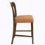 Ensemble de 2 tabourets de comptoir sans accoudoirs (noyer + caramel)-581478052