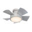 Vox 5 - Blade Indoor/Outdoor Smart Flush Mount Ceiling Fan with Remote Control and LED Light Kit-32650283-32650281