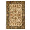 Hand Knotted Wool Oriental Area Rug in Ivory And Black