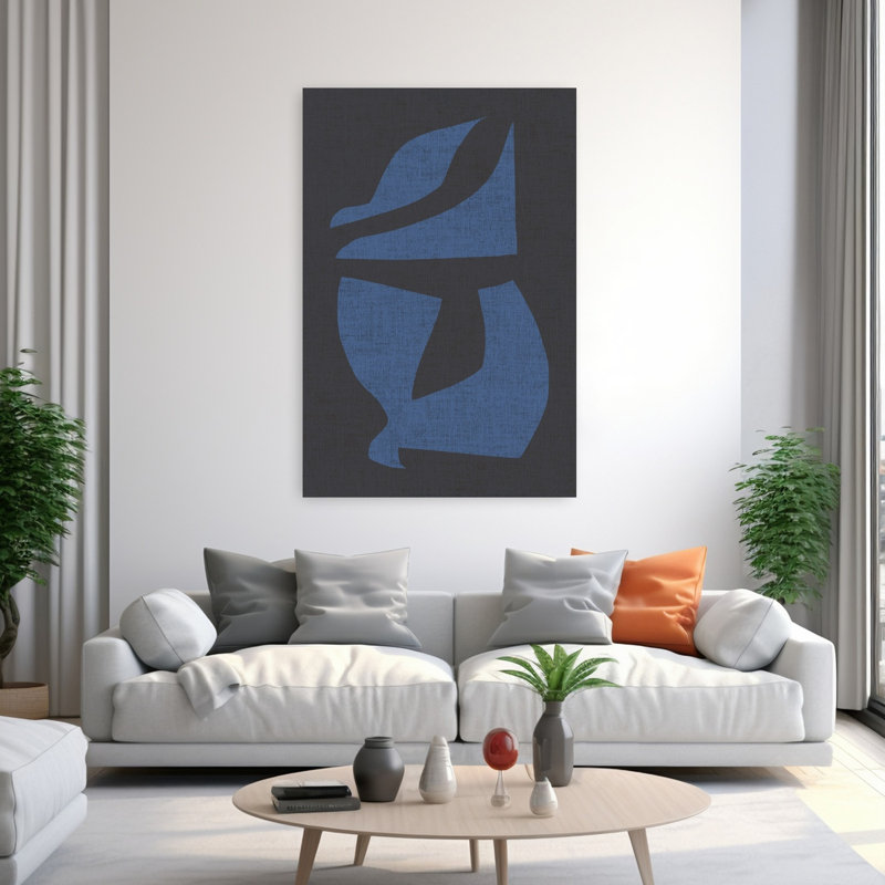 Art contemporain contemporain abstrait, H 60 po x l 40 po