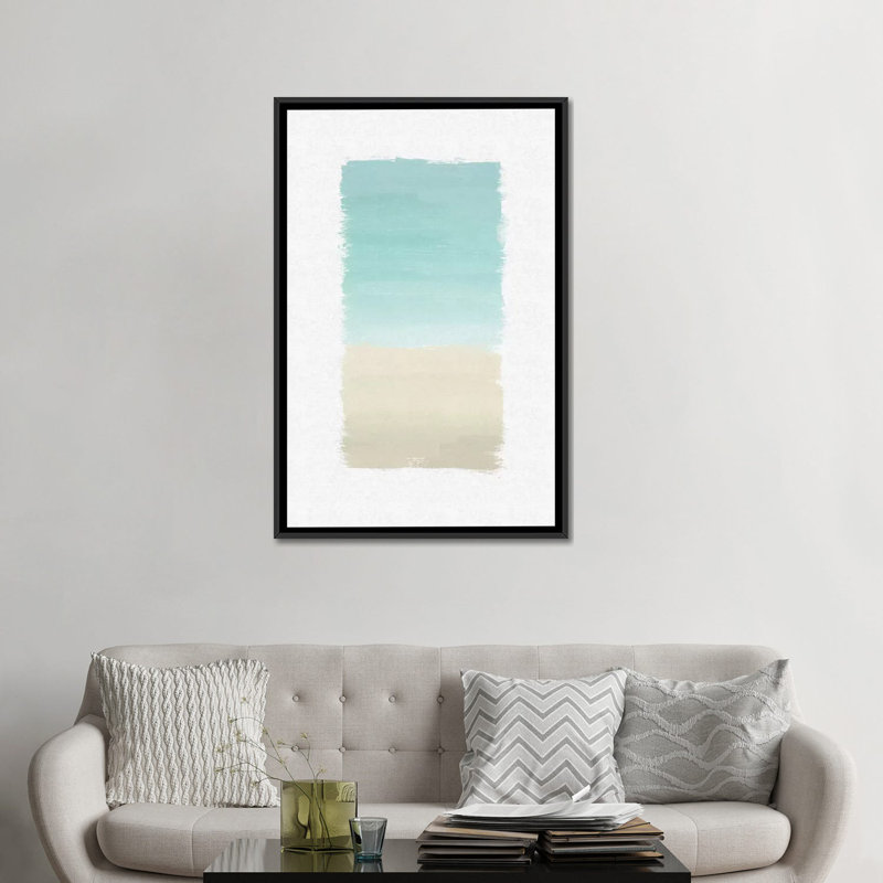« abstract », impression sur toile, H 26 po x l 18 po x P 1,5 po, Toile avec cadre noir, Pas de tapis