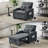 Hosie Faux Leather Accent Chair-521579608