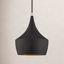 Schultz Dimmable Teardrop Single Light Pendant