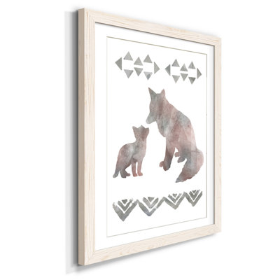 Little Lady Den Foxes - Reproduction d'art sur papier encadrée