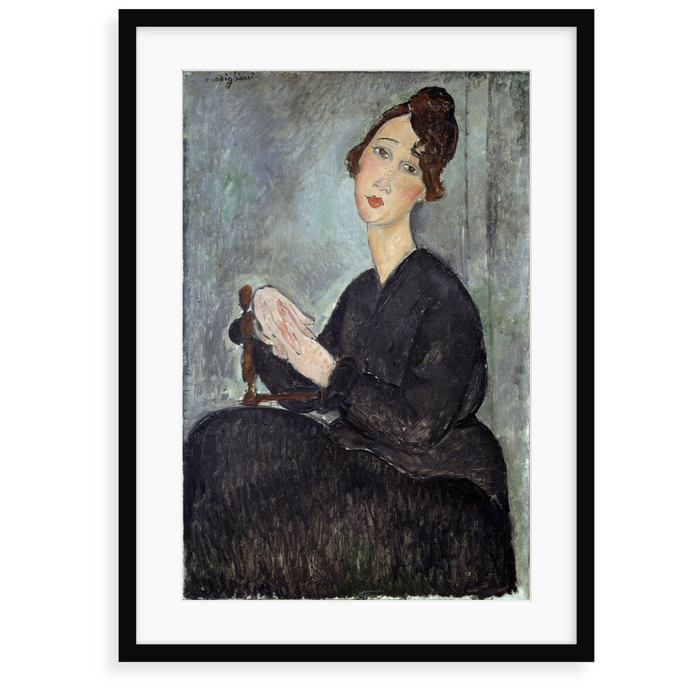 Marlow Home Co. Portrait Of Dedie (Odette Hayden) by Amedeo Modigliani ...