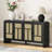 Rattan Sideboard Buffet Cabinet with Storage