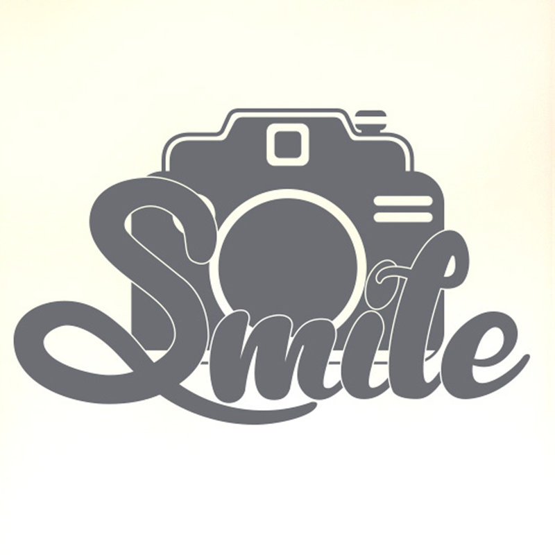 Wall Decal, Grey, Medium
