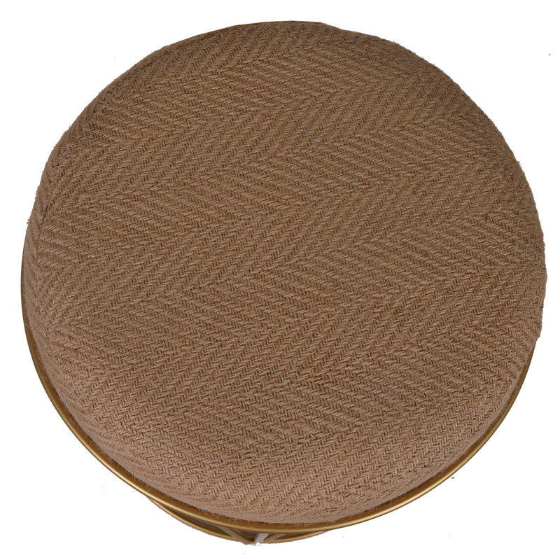Rohnert 35cm Wide Round No Pattern And Not Solid Colour Ottoman