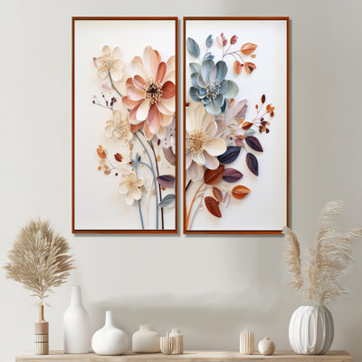 Fleurance - Abstract Botanicals Wall Art 2 Pieces