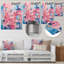 Rose numérique mélodique Fusion II - Collages abstraits, art mural en métal-1588155749